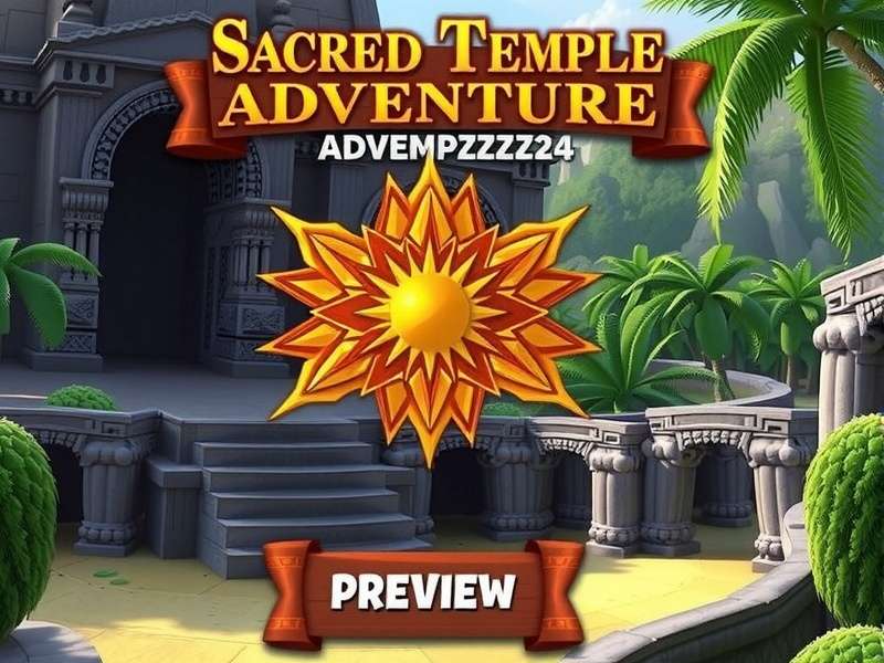 Sacred Temple Adventure Puzzle